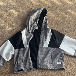 PINK Cropped Rain Jacket